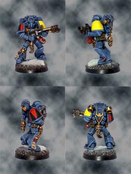 Space Wolves Grey Hunter with flamer by Brooklyn