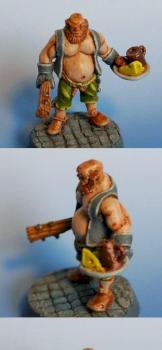 Filthy Scrote the Jailer (fat barman/waiter) by mf_Greg