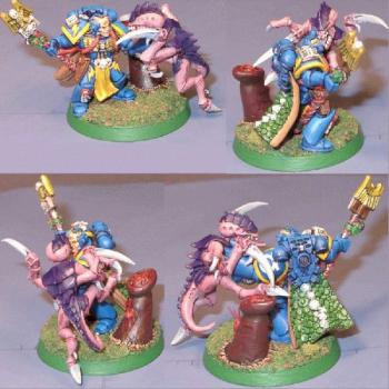 Ultramarine vs. Gaunt by Garyo