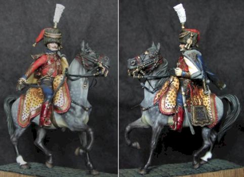 Officier des hussards by Philippe