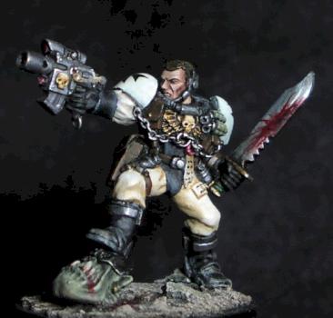 Black Templar scout by Philippe