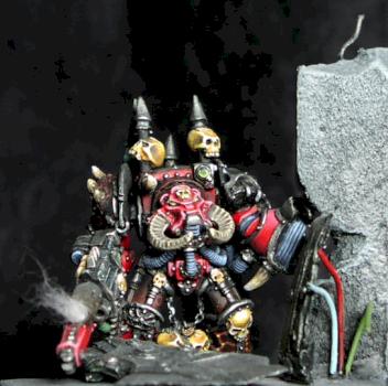 Word Bearer chaos terminator by Philippe