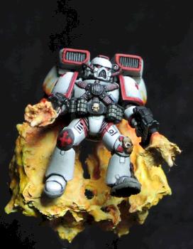Fire Angel assault space marine by Philippe