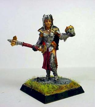 Dark Elf Cleric by randfp