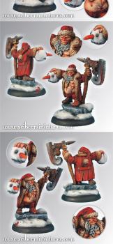Christmas Snowman Slayer Promo Miniature by Scibor