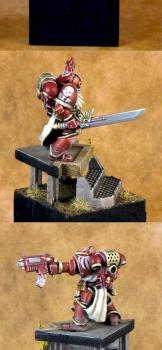 Blood Angel Captain Draco by Zgryd by WhiteRavenFactory