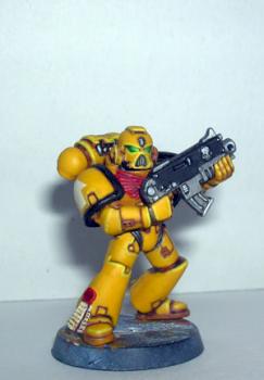 Imperial Fist Space Marine by Potapka