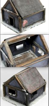 28mm Winter Building by The_Iron_Painter
