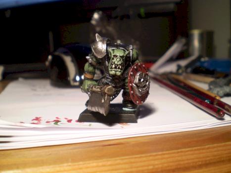 Orc warrior by werewoxel