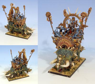 Lizardmen Stegadon by Alisius