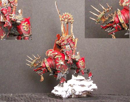 Khorne on juggernaut with detail pics by johnny889