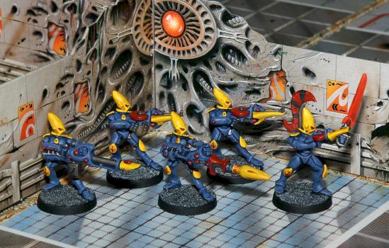 Space Crusade - Eldar Squad by skullhamma