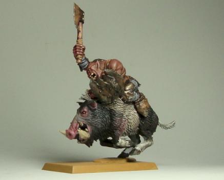Ork Boar Rider by coolyjelly