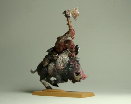 Ork Boar Rider by coolyjelly