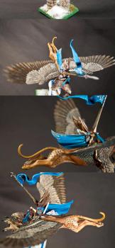 Island of Blood-High Elf Prince on Griffon by DelMonte