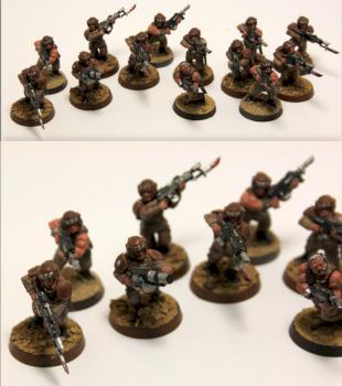 Roughnecks Imperial Guard Infantry Squad by The_Iron_Painter