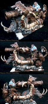 Icy Ogre Kingdom Ogre Ironblaster by Simon Moon