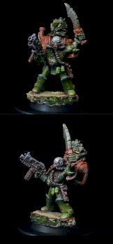 Plague Marine Death Guard Nurgle champion by chaoswarrior