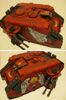 Blood Angels Land Raider by Ira Angeli