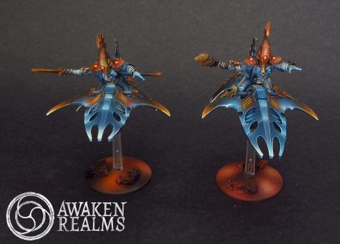 Eldar Farseers on Jetbikes by Awaken Realms