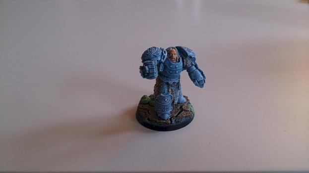 Warhammer 40K Space Wolves Terminator Lord by Silje