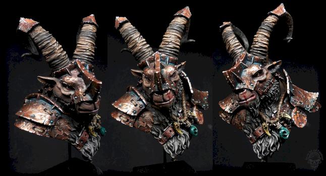 Sha’un – Ram Tribe Warrior bust by soulbreaker01
