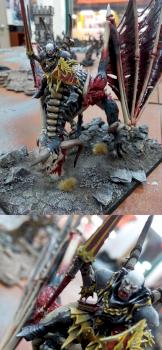Vampire Lord on Zombie Dragon by garycs2000