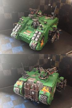 Salamander Land Raider Redeemer by DarkGrendel