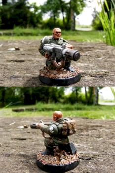 Imperial Guard Veteran Cadian by Dethco