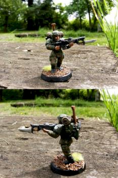 Imperial Guard Veteran Cadian by Dethco