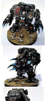 Blood Angels Death Company Dreadnought by darkkis