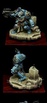 Space Hulk Ultramarines Terminator Captain by AkhRa