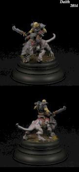 WARZONE Dark Legion Necrobeast Rider by Daith