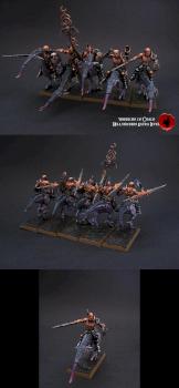 Warriors of Chaos Hellstriders of Slaanesh by SavageDPainting