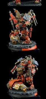 Khador Battle Mechanik Officer by falchieyan
