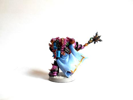 Chaos Marine SLaanesh Captain by saugnine