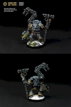 Space Wolves Iron Priest by Modelling Art Studio