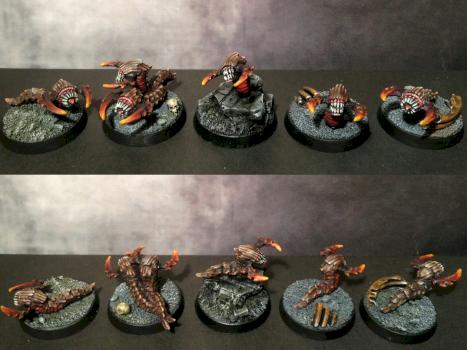 Necromunda - Milliasaurs / Tyranid Rippers by vbt