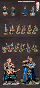 Elrond, Gil Galad & 12 Elf Warriors by Sarmatia Painting Studio