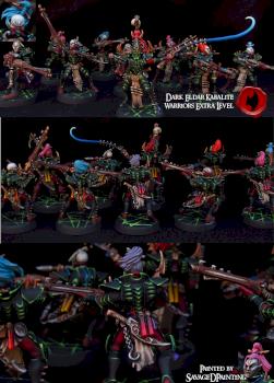 Dark Eldar Kabalite Warriors by SavageDPainting