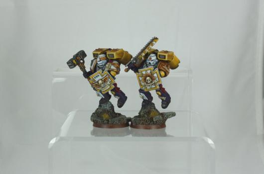 Space Marine Assault Veterans: Storm Brothers by geektom