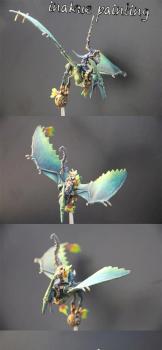 Lizardmen Terradon Rider by inakue by inakue