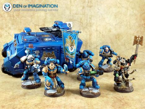 Ultramarines squad by DEN of IMAGINATION