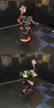 Salamander Assault Chaplain by DarkGrendel