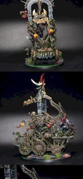 Ogors Guillotine with Butcher and his crew by Wlodi_workshop