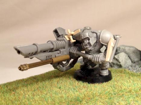 Orks Unpainted WIP Zap Boy by AzhrarnX