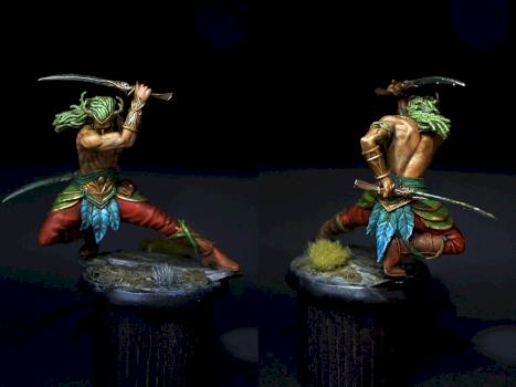 Wood Elf Swordsman by Crozen