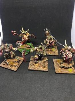 Putrid Blightkings MAGGOTKIN OF NURGLE CHAOS  WARHAMMER AOS by juanlurockerman