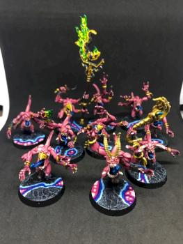 DISCIPLES OF TZEENTCH PINK HORRORS WARHAMMER AOS 40K CHAOS DAEMONS by juanlurockerman