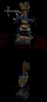 Bretonnian knight on foot by UnStoPPabLe
